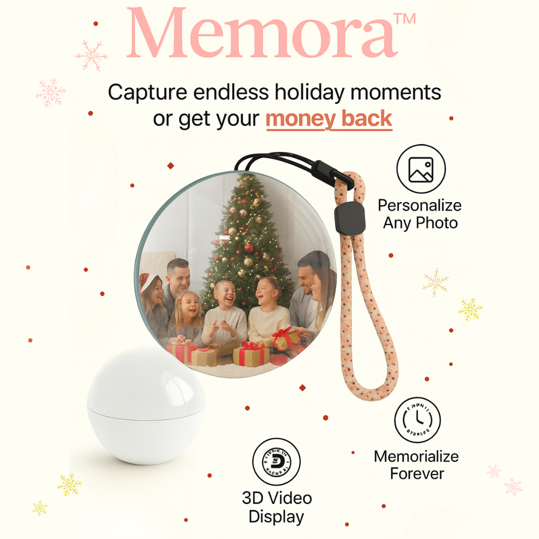 Memora™ 3D Video Christmas Ornament